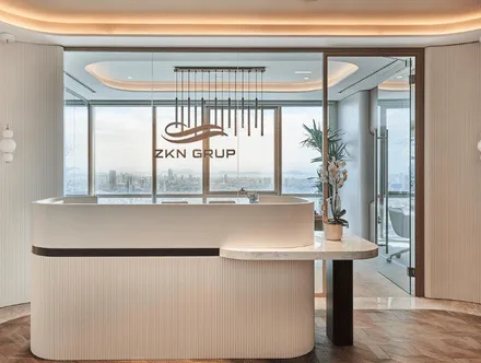 Modern Kurumsal Resepsiyon Tasarımı