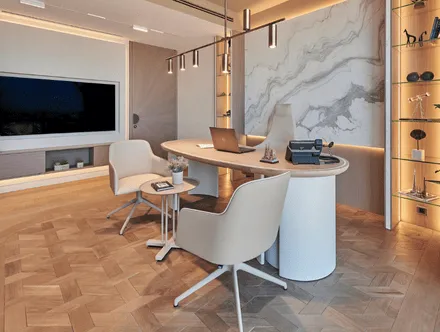 Mermer, Ahşapla Zarafeti Yakalayın